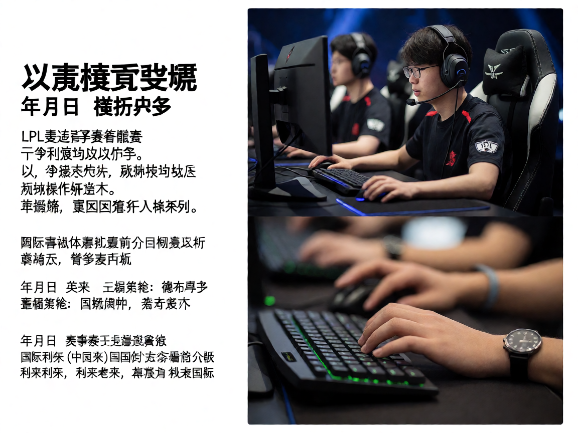 电竞比赛现场选手竞技画面